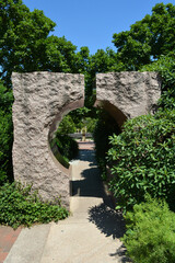 'The Moongate Garden' - National Mall - Washington DC, USA