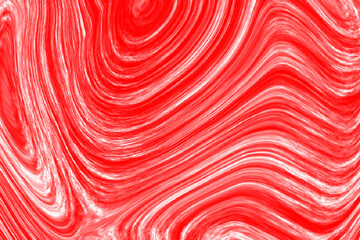 Red and white liquid texture abstract background vector