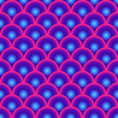 Esferas azules con rosa y degradado 01