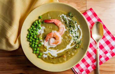 Shrimp Split Pea Soup