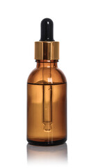 Dropper brown glass Bottle Mock-Up