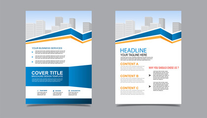 Brochure flyer template for business