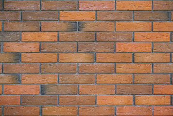 Сolored brick wall for brickwork background design