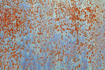 Rusty metal sheet for texture.