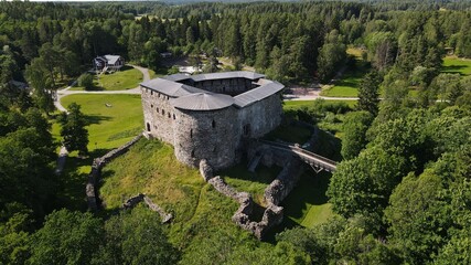 Aerial view of Raseborg fortress castle, Raasepori, Finland
Medieval
