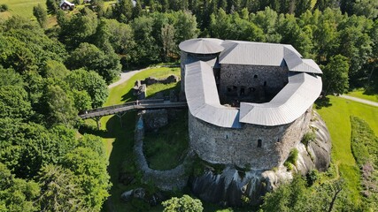 Aerial view of Raseborg fortress castle, Raasepori, Finland
Medieval