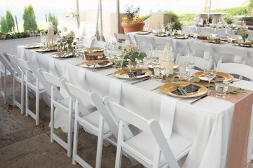  reception table at a wedding