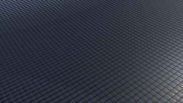 Abstract background from wavy metallic Grid. 3d rendering modern surfece, computer generated.