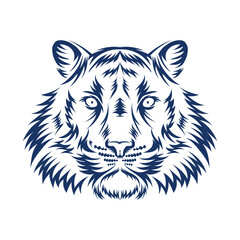 Tiger face logo