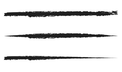 Grungy, textured grunge brush strokes. Watercolor sketchy hand drawn paint, brushstroke lines