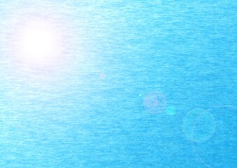 光が反射する穏やかな水面のイラスト No 08 Wall Mural Tota