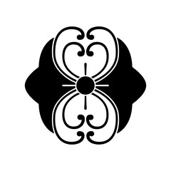 花菱紋・変り蔓花角（かわりつるはなかく）