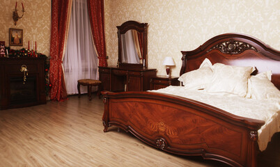 classic style modern bedroom interior