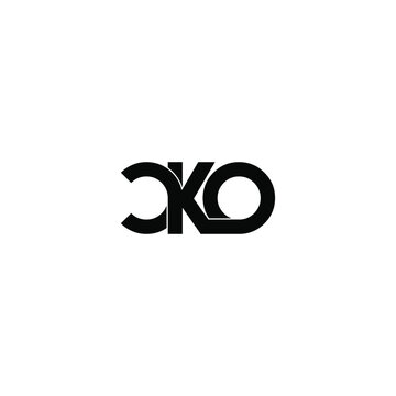 cko letter original monogram logo design