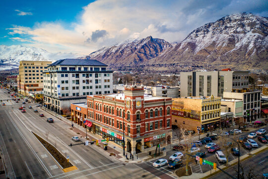 Downtown Provo in Winter 1