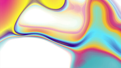 Colorful flowing liquid thermal waves background