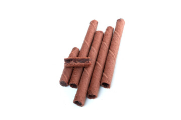cinnamon sticks isolated on white