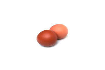 two red eggs