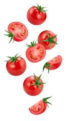 Fresh tomato isolated on white background