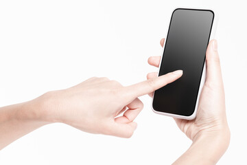Mobile phone screen product showcase
