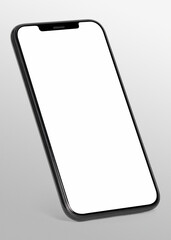 Mobile app showcase mockup phone screen