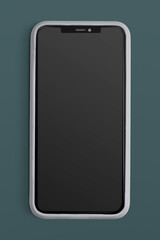 Mobile phone screen mockup digital device
