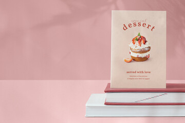 Special dessert cookbook and recipe Valentine&rsquo's edition
