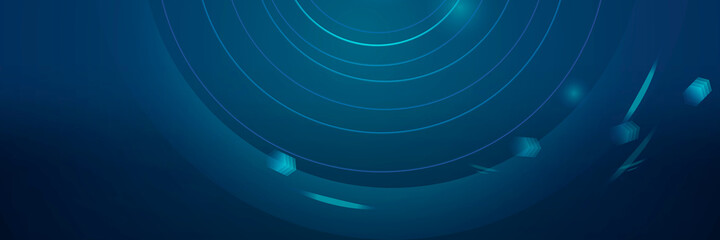 Dark blue digital transformation corporate background