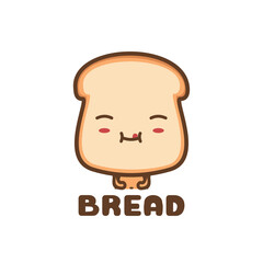 Bread illustration character