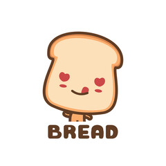 Bread illustration character