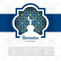 Ramadan kareem background. Illustration vector graphic of good for greeting card, poster, flyer and template