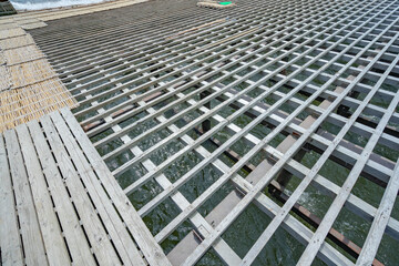 鮎 あゆ 簗場 やな場 仕掛け 最上川