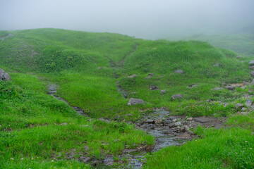 Obraz premium 月山 山形 霊山 霊峰 出羽三山 登山 トレッキング 絶景