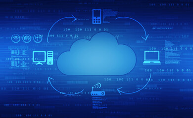 Digital Abstract technology background,2d illustration
