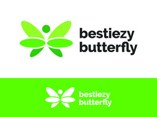 Bestiezy Butterfly Logo Design