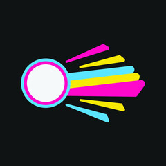 Lower Third Elements Design for Broadcast Media and Tv and cmyk color wheel