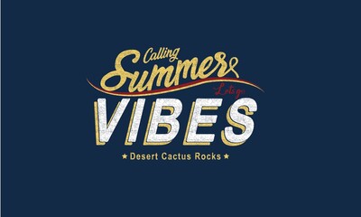 Summer vibe grunge Tee shirt design -5