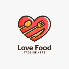 Love food logo design