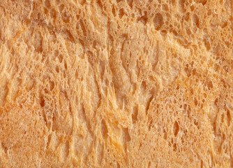 Fresh crusty bread as background.