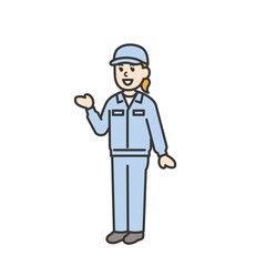 工事現場で作業をしている人たち