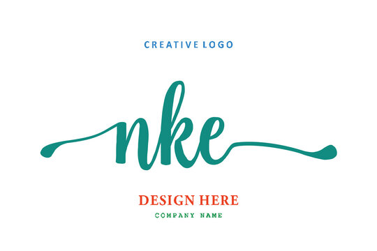 NKE lettering logo is simple, easy to understand and authoritative