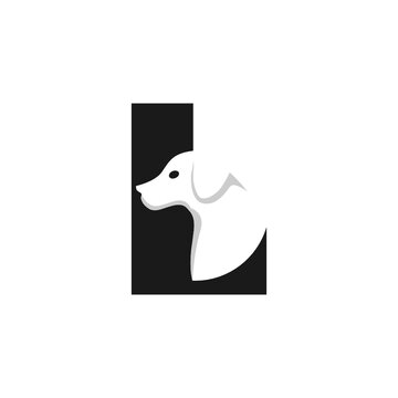recommend clip art: Letter L Dog Logo Design Template Inspiration, Dog Vector, Initial Logo.