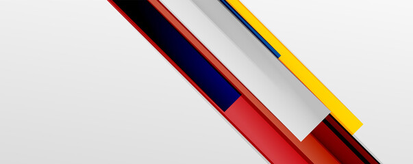 Multicolored lines background. Design template for business or technology presentations, internet posters or web brochure covers