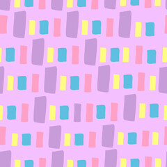 Bright stripes of pastel colors.Vector seamless pattern. For fabrics, paper, baby clothes, textiles, packaging, wallpaper, backgrounds and postcards
