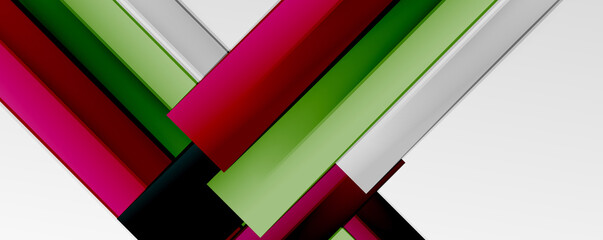 Color abstract lines trendy geometric background for business or technology presentation, internet poster or web brochure cover, wallpaper