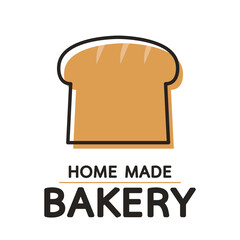 Bakery logo. Bread logo design. Bread on white background.