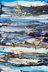 Fototapeta premium Alcohol ink art.Mixing liquid paints. Modern, abstract colorful background, wallpaper. Marble texture.Translucent colors