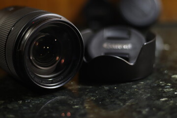 camera lens close up