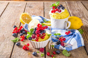Lemon Mug Cake