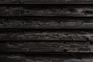 Background image of black wood grain with scratches